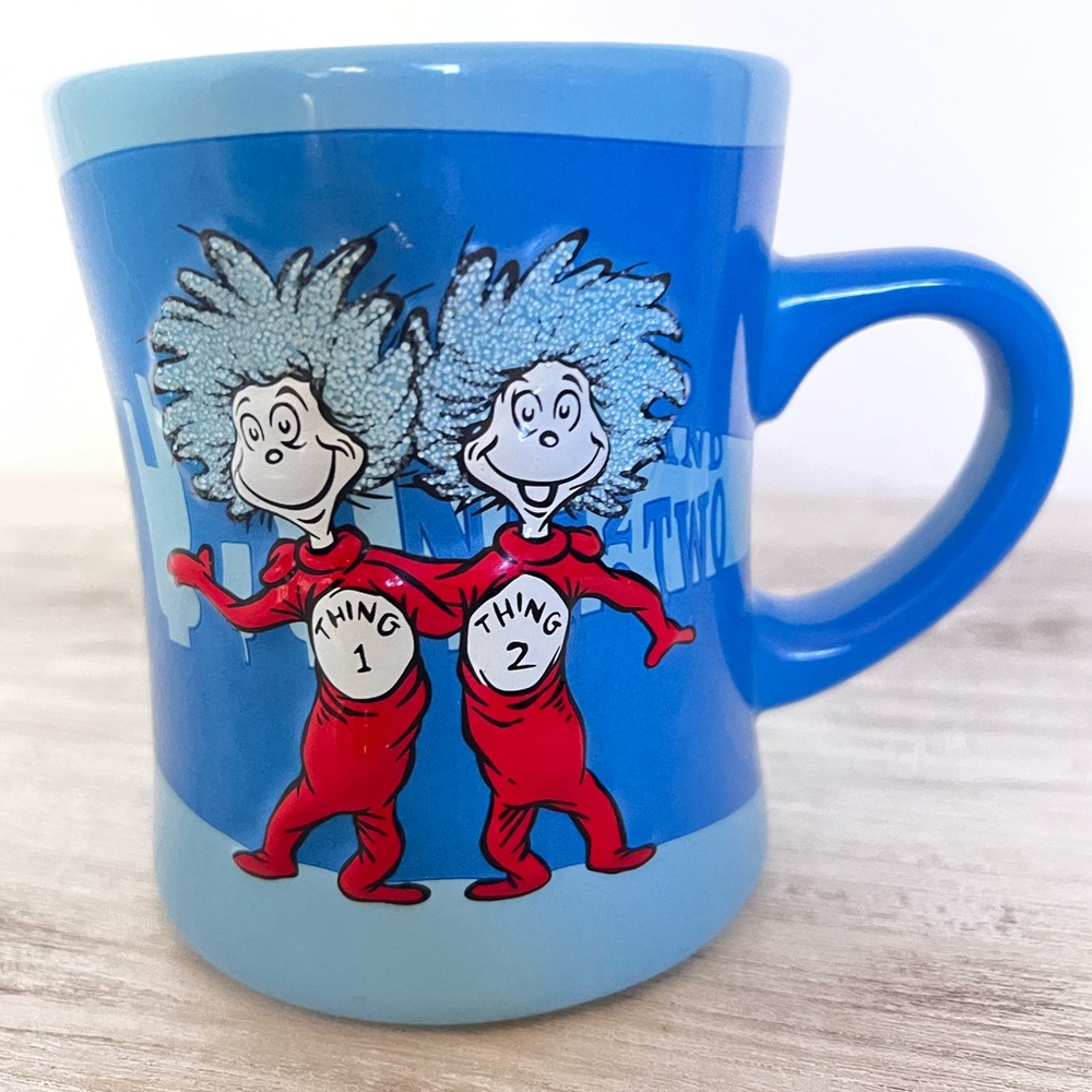 Universal Studios Thing 1 and 2 Coffee Mug.